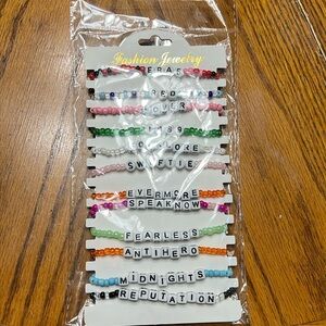 Taylor Swift Songs Inspired Bracelets Friendship Bracelets ...12 pieces